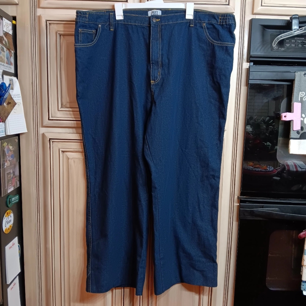 Liberty Blues Big Mens Blue Denim Jeans - Size 50 X 38‎